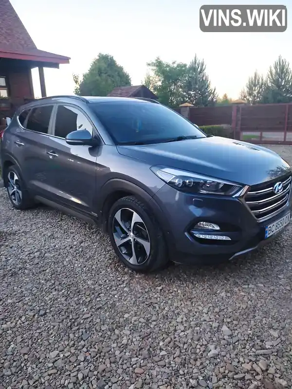 Внедорожник / Кроссовер Hyundai Tucson 2015 2 л. Автомат обл. Львовская, Самбор - Фото 1/18