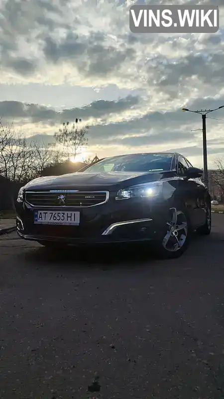 Седан Peugeot 508 2016 1.6 л. Автомат обл. Івано-Франківська, Калуш - Фото 1/21