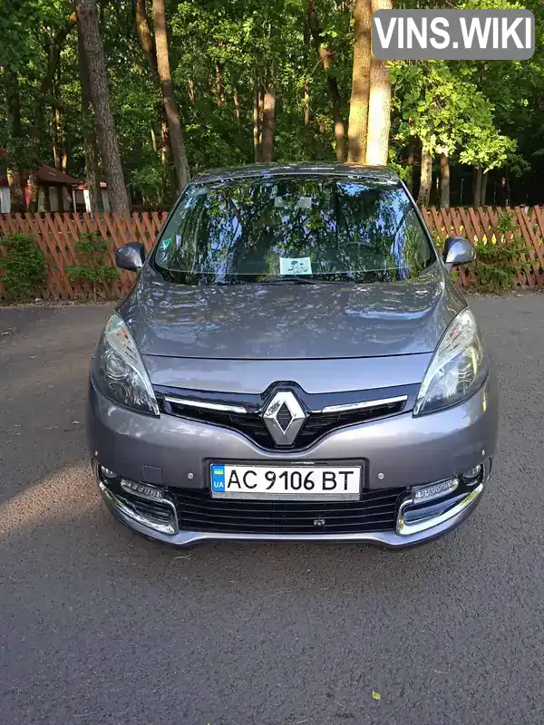 Минивэн Renault Megane Scenic 2014 1.5 л. Автомат обл. Волынская, Луцк - Фото 1/21