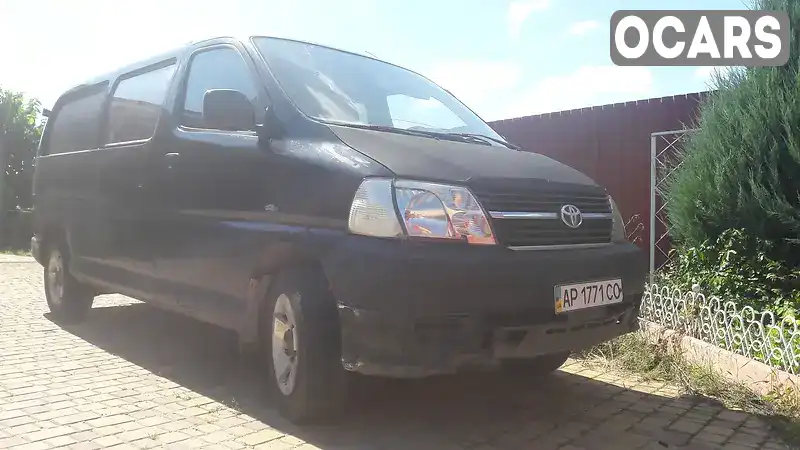 Минивэн Toyota Hiace 2008 2.5 л. Ручная / Механика обл. Запорожская, Запорожье - Фото 1/5