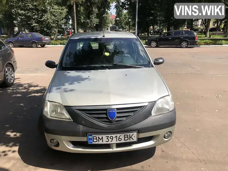 Седан Dacia Logan 2006 1.4 л. Ручна / Механіка обл. Сумська, Глухів - Фото 1/12