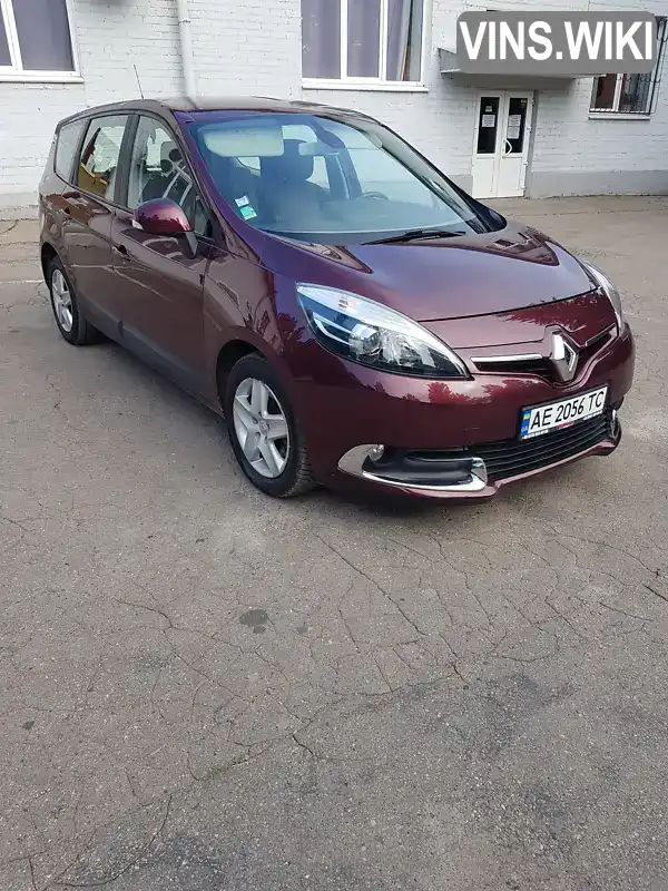 Мінівен Renault Grand Scenic 2013 1.6 л. Ручна / Механіка обл. Дніпропетровська, Кривий Ріг - Фото 1/21