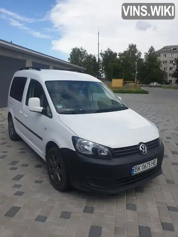 Універсал Volkswagen Caddy 2011 1.6 л. Ручна / Механіка обл. Рівненська, Березне - Фото 1/21