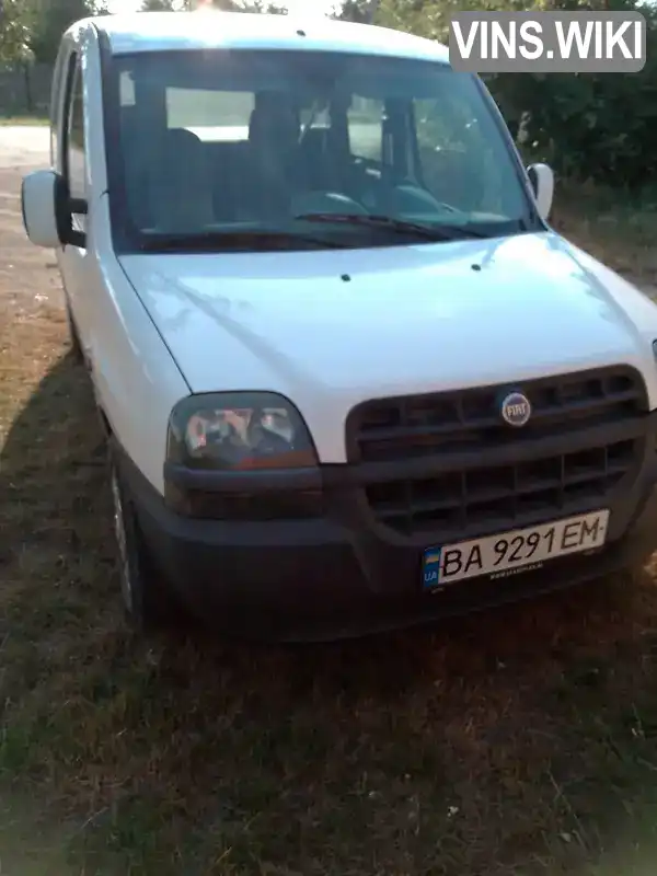 Мінівен Fiat Doblo 2005 1.2 л. Ручна / Механіка обл. Кіровоградська, Гайворон - Фото 1/5