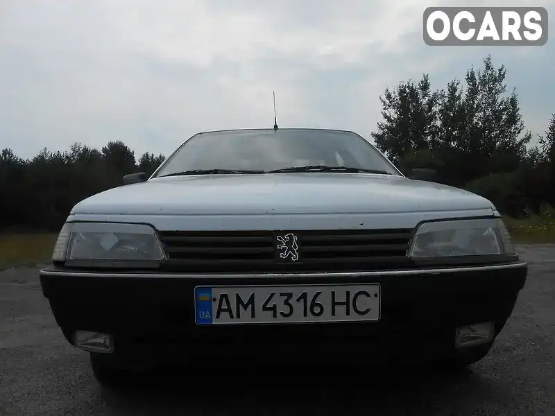 Седан Peugeot 405 1989 1.9 л. Ручна / Механіка обл. Житомирська, Ємільчине - Фото 1/21