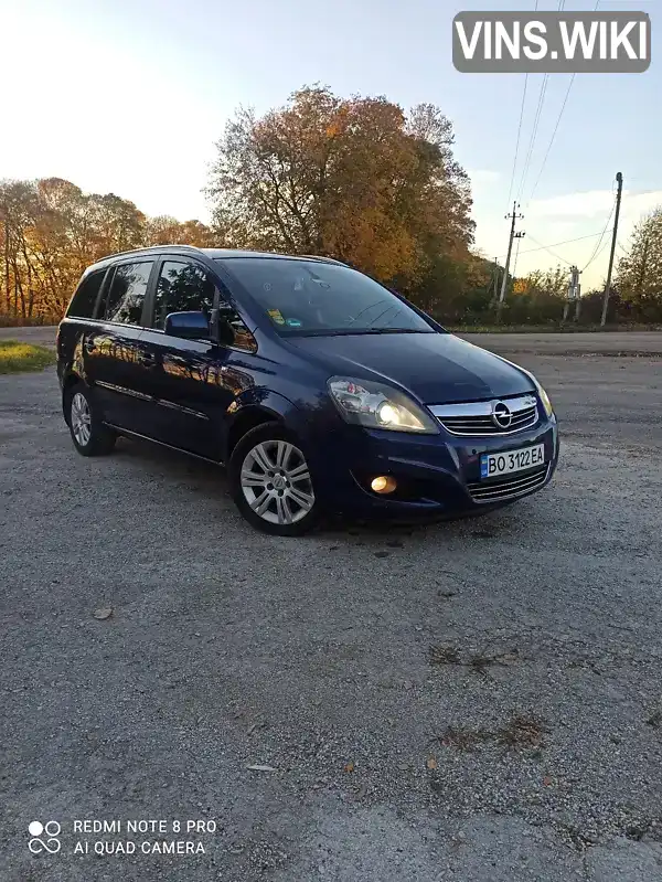 Мінівен Opel Zafira 2010 1.7 л. Ручна / Механіка обл. Тернопільська, Зборів - Фото 1/17