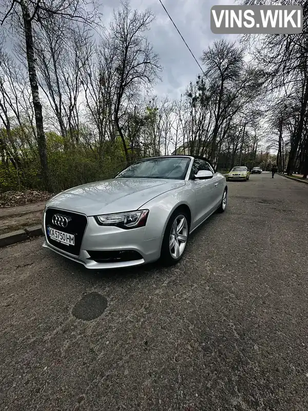 Кабріолет Audi A5 2013 2 л. Автомат обл. Київська, Київ - Фото 1/21