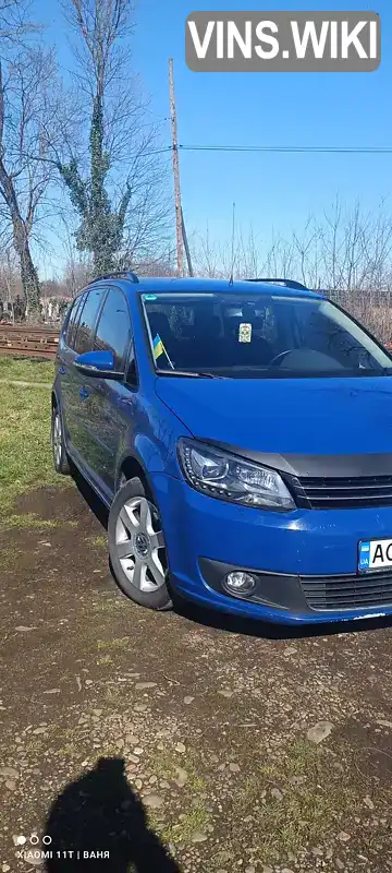 Мікровен Volkswagen Touran 2011 1.6 л. Ручна / Механіка обл. Закарпатська, Виноградів - Фото 1/21