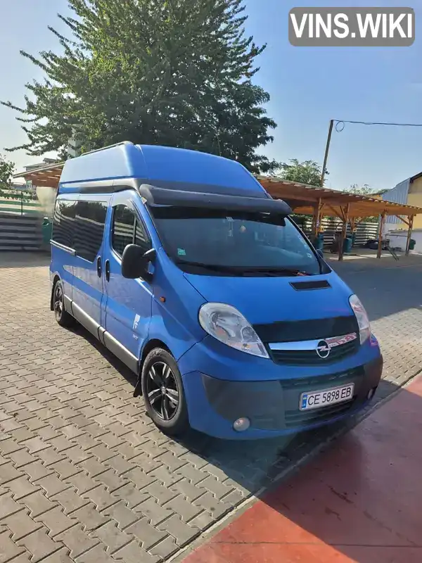 Мінівен Opel Vivaro 2008 2.5 л. Ручна / Механіка обл. Чернівецька, Глибока - Фото 1/13