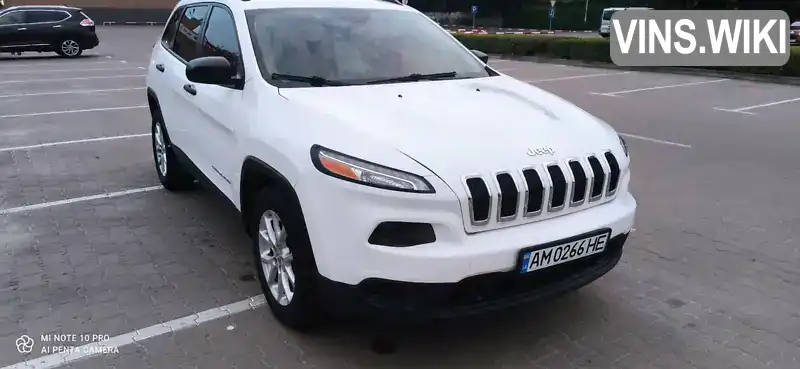 Позашляховик / Кросовер Jeep Cherokee 2017 2.4 л. Автомат обл. Житомирська, Житомир - Фото 1/21