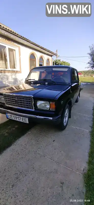 Седан ВАЗ / Lada 2107 2010 1.6 л. Ручна / Механіка обл. Чернівецька, Чернівці - Фото 1/12