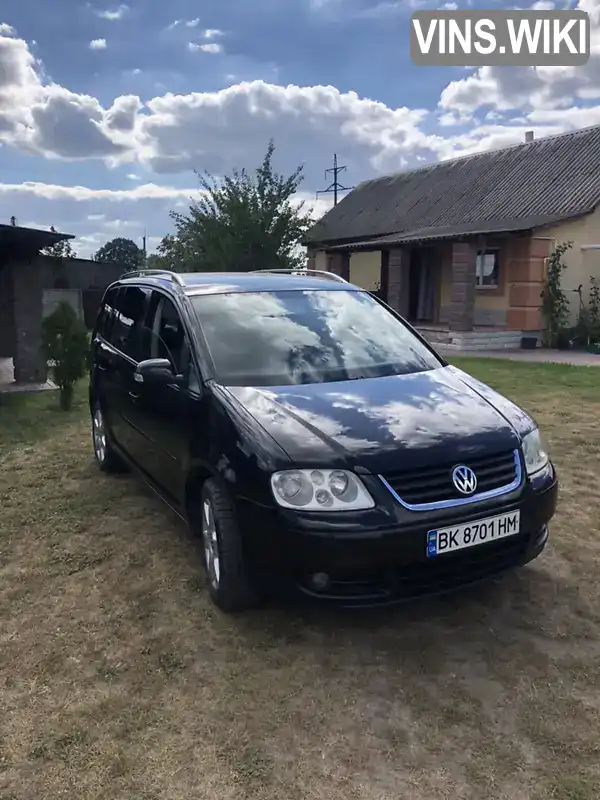 Минивэн Volkswagen Touran 2004 1.6 л. Автомат обл. Ровенская, Рокитное - Фото 1/21