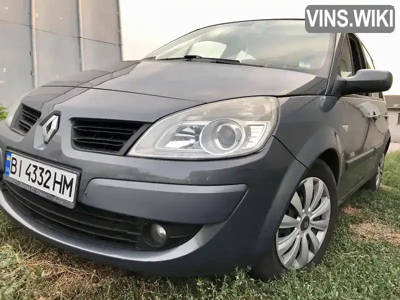 Мінівен Renault Scenic 2007 1.9 л. Ручна / Механіка обл. Полтавська, Лубни - Фото 1/8