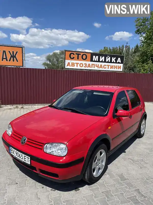 Хетчбек Volkswagen Golf 1998 1.6 л. Ручна / Механіка обл. Хмельницька, Кам'янець-Подільський - Фото 1/10