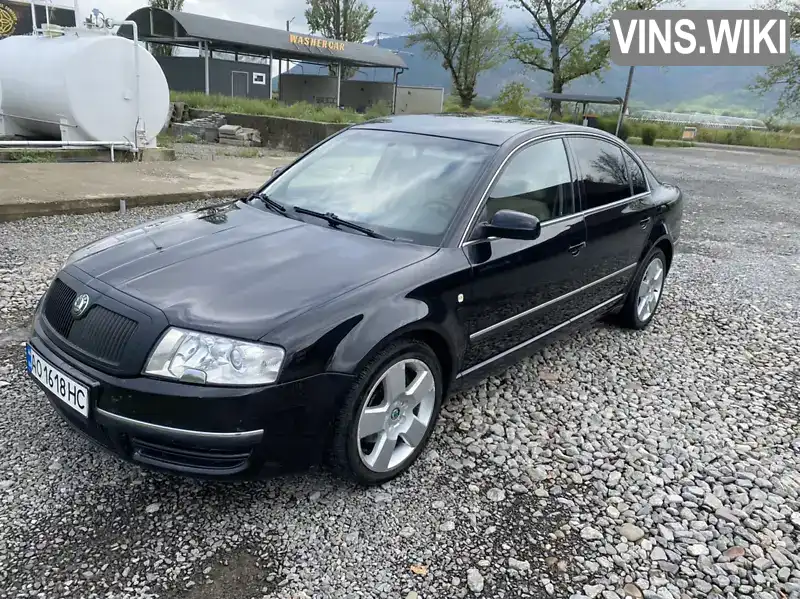 Лифтбек Skoda Superb 2004 2.5 л. Ручная / Механика обл. Закарпатская, Виноградов - Фото 1/13