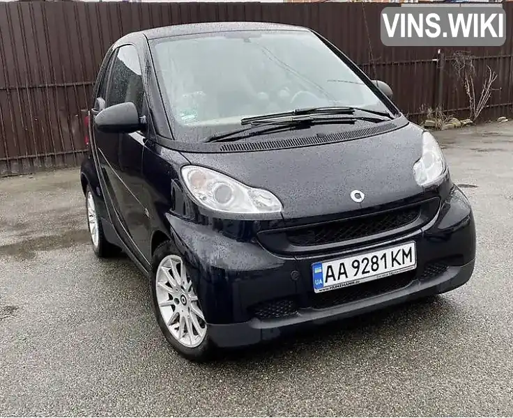 Купе Smart Fortwo 2009 1 л. Робот обл. Київська, Київ - Фото 1/9