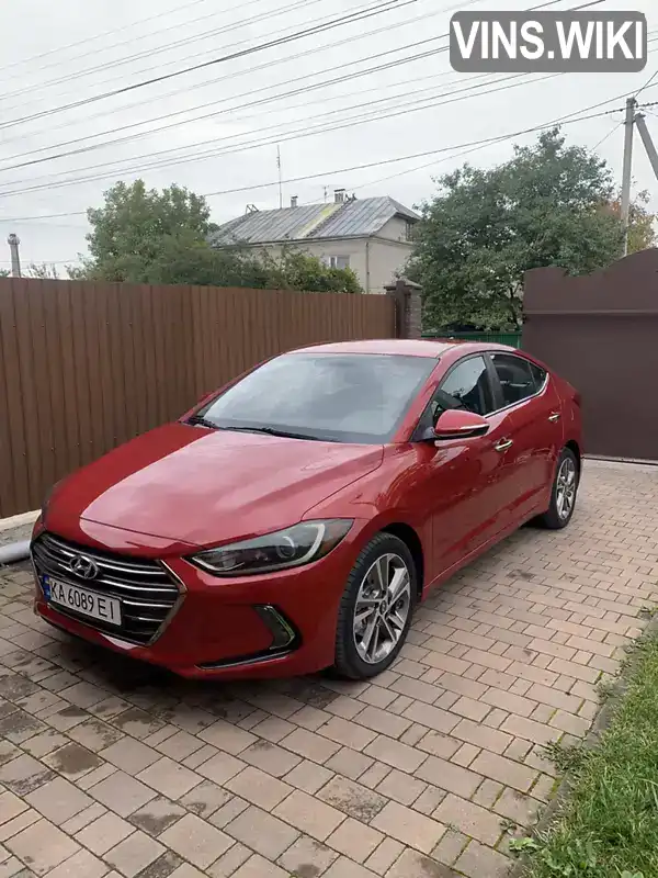 Седан Hyundai Elantra 2016 2 л. Автомат обл. Хмельницкая, Шепетовка - Фото 1/21