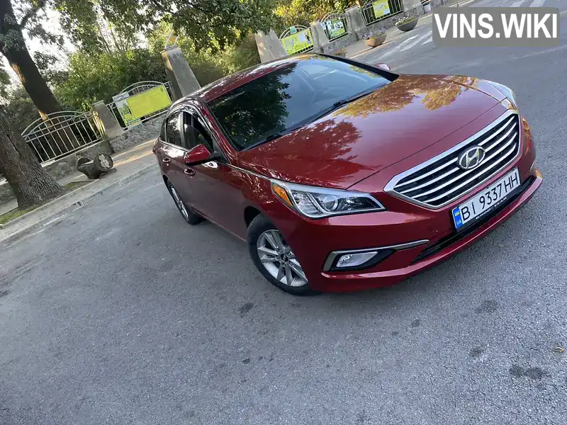 Седан Hyundai Sonata 2015 2.4 л. Автомат обл. Полтавська, Полтава - Фото 1/21