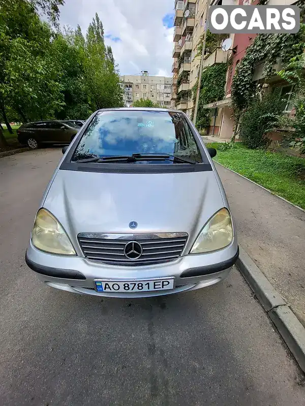 Хетчбек Mercedes-Benz A-Class 2001 1.6 л. Ручна / Механіка обл. Закарпатська, Ужгород - Фото 1/20