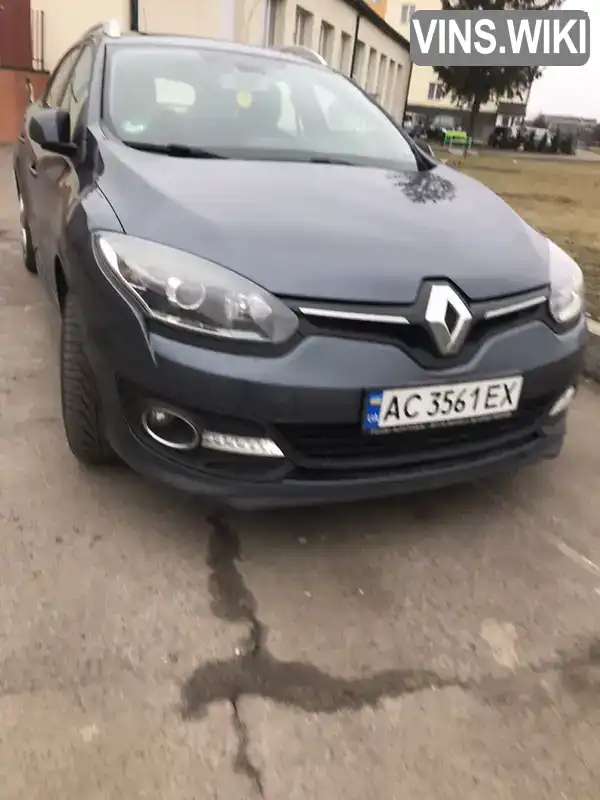 Універсал Renault Megane 2015 1.5 л. Ручна / Механіка обл. Волинська, Луцьк - Фото 1/9