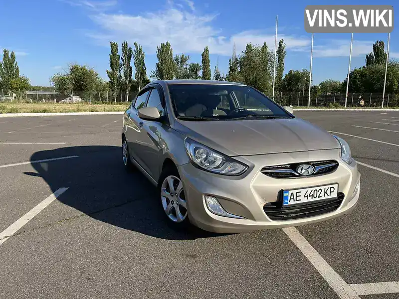 Седан Hyundai Accent 2012 1.4 л. Ручна / Механіка обл. Дніпропетровська, Кривий Ріг - Фото 1/21