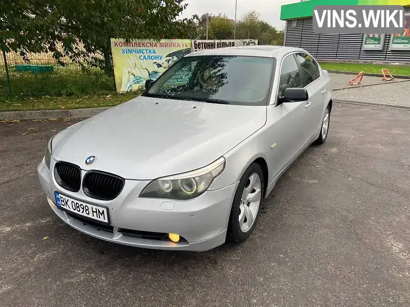 Седан BMW 5 Series 2004 3 л. Автомат обл. Рівненська, Рівне - Фото 1/21