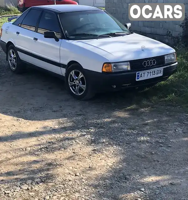 Седан Audi 80 1989 1.8 л. Ручна / Механіка обл. Івано-Франківська, Богородчани - Фото 1/14