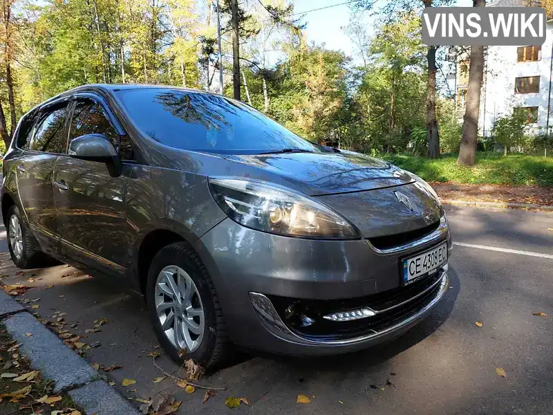 Мінівен Renault Grand Scenic 2012 1.6 л. Ручна / Механіка обл. Чернівецька, Чернівці - Фото 1/13