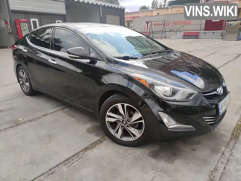 Седан Hyundai Elantra 2014 1.8 л. Автомат обл. Запорізька, Запоріжжя - Фото 1/21