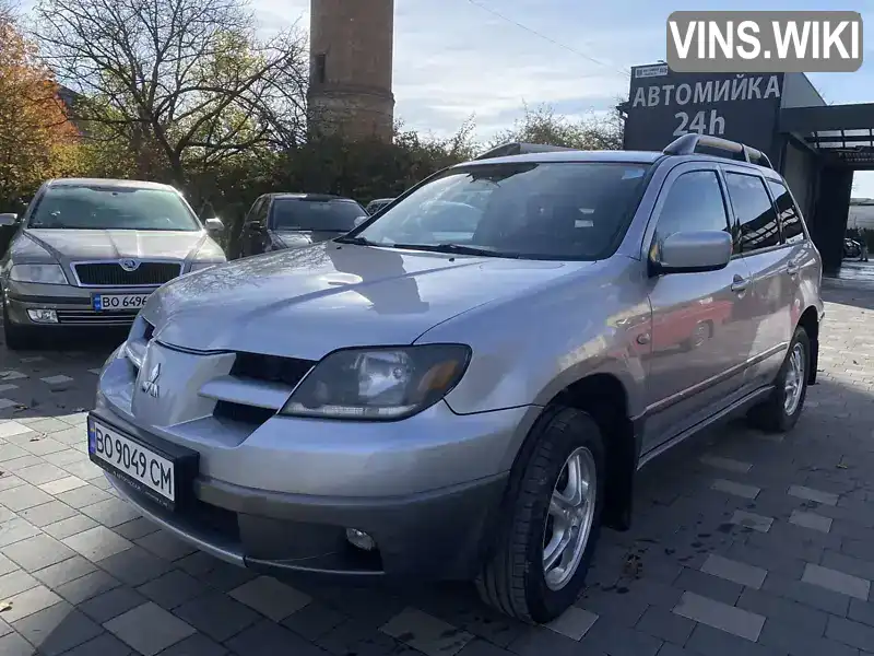 Внедорожник / Кроссовер Mitsubishi Outlander 2004 2 л. Ручная / Механика обл. Тернопольская, Бучач - Фото 1/21