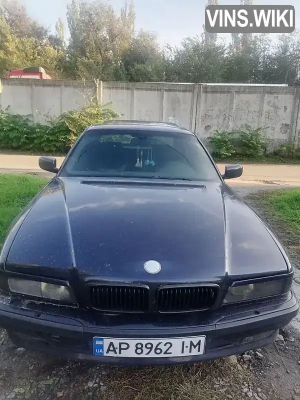 Седан BMW 7 Series 1998 null_content л. Типтроник обл. Запорожская, Запорожье - Фото 1/11