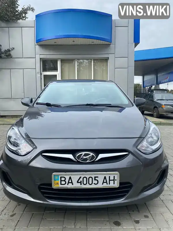 Седан Hyundai Accent 2011 1.4 л. Ручна / Механіка обл. Кіровоградська, Кропивницький (Кіровоград) - Фото 1/9