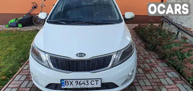 Седан Kia Rio 2013 1.6 л. Ручна / Механіка обл. Хмельницька, Хмельницький - Фото 1/3