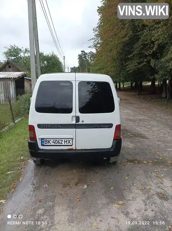 Хетчбек Citroen Berlingo 2004 1.9 л. Ручна / Механіка обл. Рівненська, Рівне - Фото 1/4