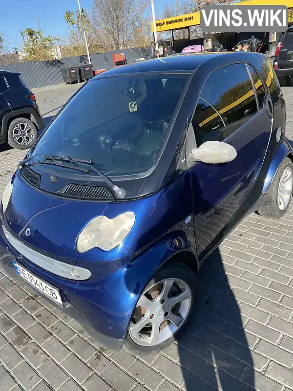 Хетчбек Smart Fortwo 2004 0.7 л. Робот обл. Дніпропетровська, Дніпро (Дніпропетровськ) - Фото 1/13