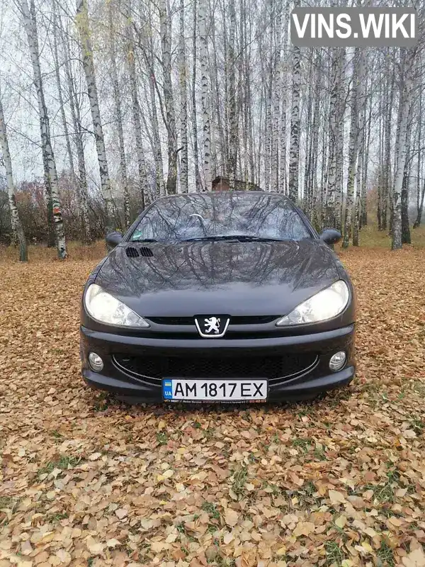 Кабріолет Peugeot 206 2004 1.5 л. Ручна / Механіка обл. Житомирська, Звягель - Фото 1/21