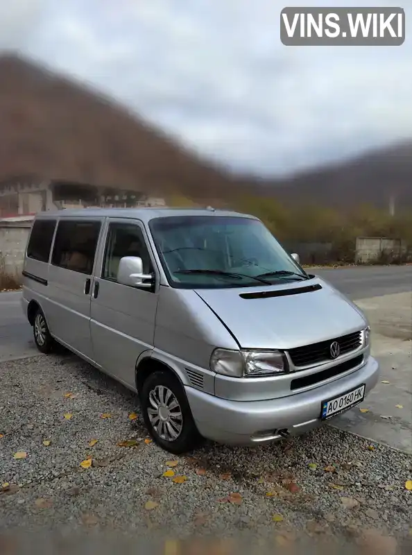 Мінівен Volkswagen Caravelle 2001 2.5 л. Ручна / Механіка обл. Закарпатська, Рахів - Фото 1/21