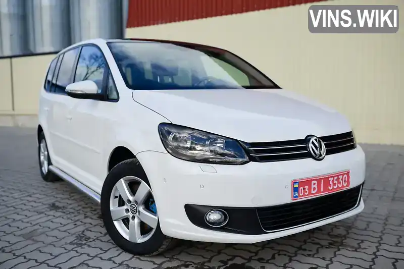 Микровэн Volkswagen Touran 2013 2 л. Робот обл. Волынская, Ковель - Фото 1/21