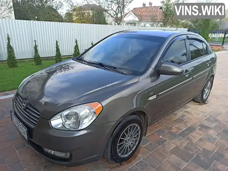 Седан Hyundai Accent 2008 1.6 л. Ручна / Механіка обл. Івано-Франківська, Коломия - Фото 1/15