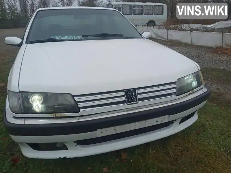 Седан Peugeot 605 1991 2 л. Ручна / Механіка обл. Миколаївська, Южноукраїнськ - Фото 1/12