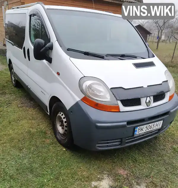 Мінівен Renault Trafic 2006 1.9 л. Ручна / Механіка обл. Рівненська, Рокитне - Фото 1/4