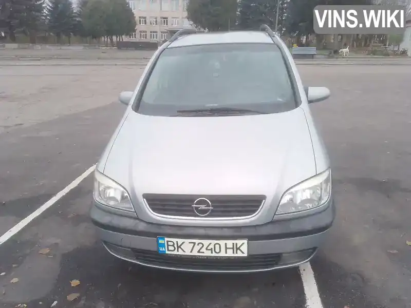 Минивэн Opel Zafira 2002 2 л. Ручная / Механика обл. Волынская, location.city.volodymyr - Фото 1/12