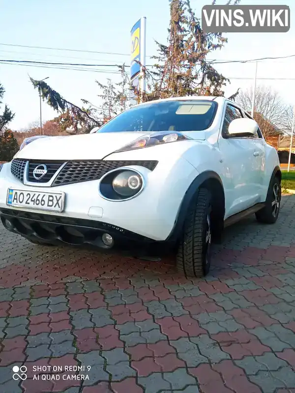 Позашляховик / Кросовер Nissan Juke 2011 1.6 л. Ручна / Механіка обл. Закарпатська, Берегове - Фото 1/7