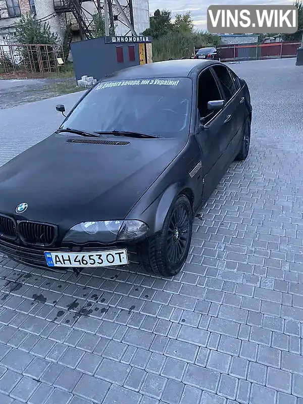 Седан BMW 3 Series 2001 1.9 л. Ручна / Механіка обл. Донецька, Покровськ (Красноармійськ) - Фото 1/5