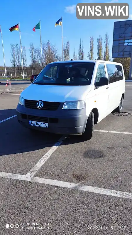 Минивэн Volkswagen Transporter 2005 2.5 л. Ручная / Механика обл. Днепропетровская, Кривой Рог - Фото 1/14