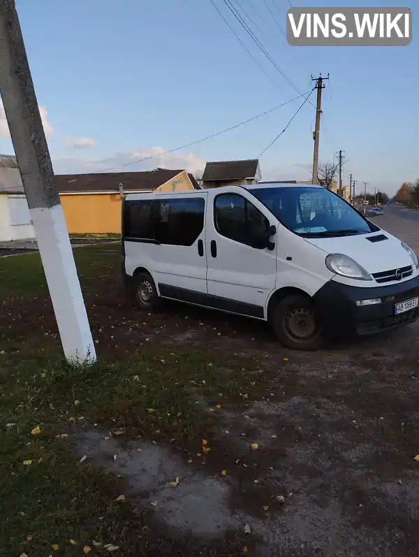 Мінівен Opel Vivaro 2003 1.9 л. Ручна / Механіка обл. Вінницька, Чечельник - Фото 1/10