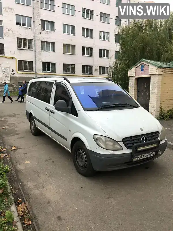 Мінівен Mercedes-Benz Vito 2007 2.1 л. Ручна / Механіка обл. Київська, Київ - Фото 1/17