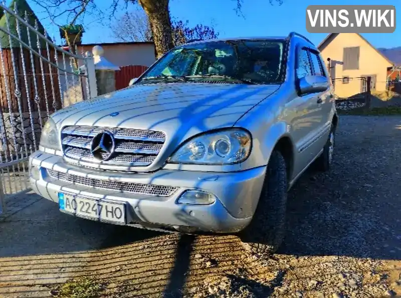 Внедорожник / Кроссовер Mercedes-Benz M-Class 2004 2.7 л. Автомат обл. Закарпатская, Тячев - Фото 1/21