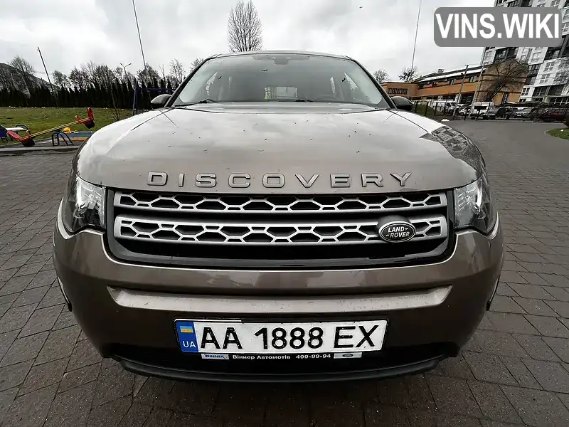 Позашляховик / Кросовер Land Rover Discovery Sport 2016 2.2 л. Автомат обл. Львівська, Львів - Фото 1/21