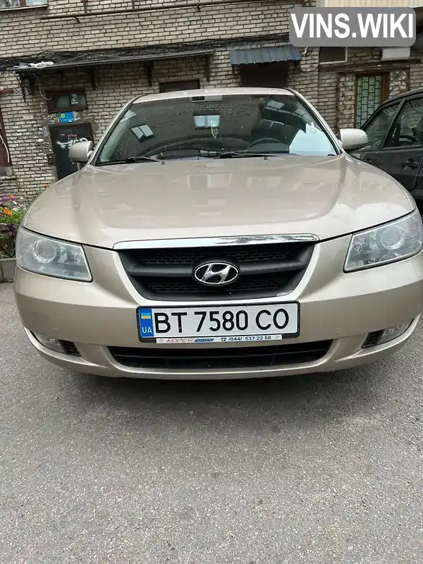 Седан Hyundai Sonata 2006 2.4 л. Ручна / Механіка обл. Закарпатська, Рахів - Фото 1/6